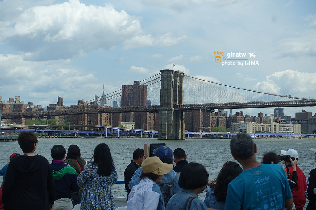 【2023紐約景點】紐約遊船之旅Hornblower 觀光遊船－遠眺自由女神像｜布魯克林、曼哈頓大橋景致盡收眼底（隨上隨下觀光船） @GINA環球旅行生活