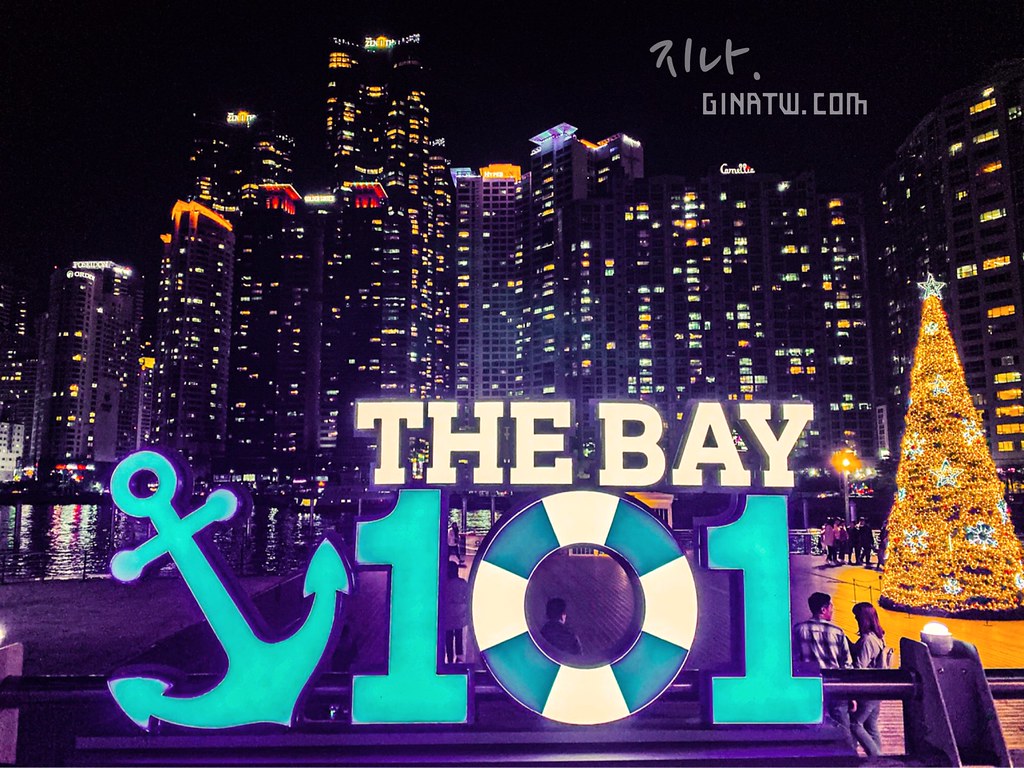 【海雲台冬柏島The Bay 101】2020釜山夜景必拍｜水中倒影拍攝地點｜附地址、地圖位置 @GINA環球旅行生活