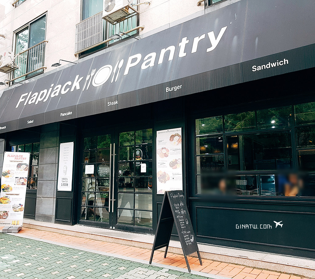【弘大下午茶】延南洞早午餐｜美式鬆餅 Flapjack Pantry｜韓國在地人才會知道的店家、附交通方式地圖、全韓國分店位置 @GINA環球旅行生活