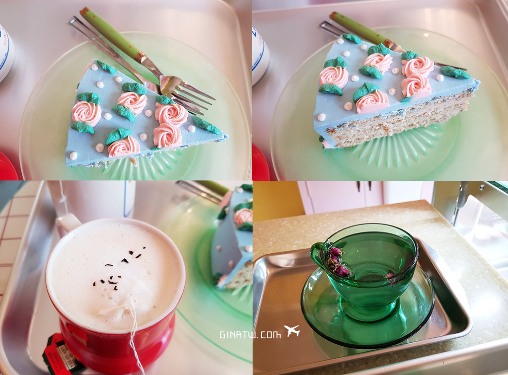 【弘大下午茶】延南洞甜點咖啡廳｜DINGA CAKE HOUSE（당가케이크） 超可愛的蛋糕! @GINA環球旅行生活