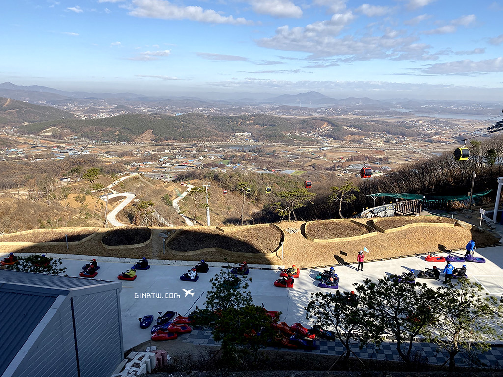 【2023江華島景點】SkylineLuge斜坡滑車超好玩－江華海邊度假村｜原來離北韓這麼近，附交通方式解說、地圖！ @GINA環球旅行生活