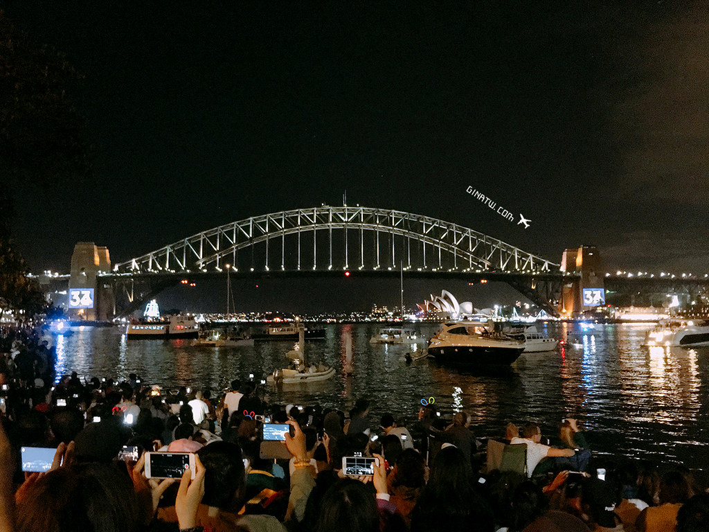 【雪梨歌劇院跨年】全球第一個大型煙火｜澳洲悉尼去哪跨年？卡位建議地圖｜人生瘋狂一次就夠了！等16小時的新年夜煎熬 @GINA環球旅行生活