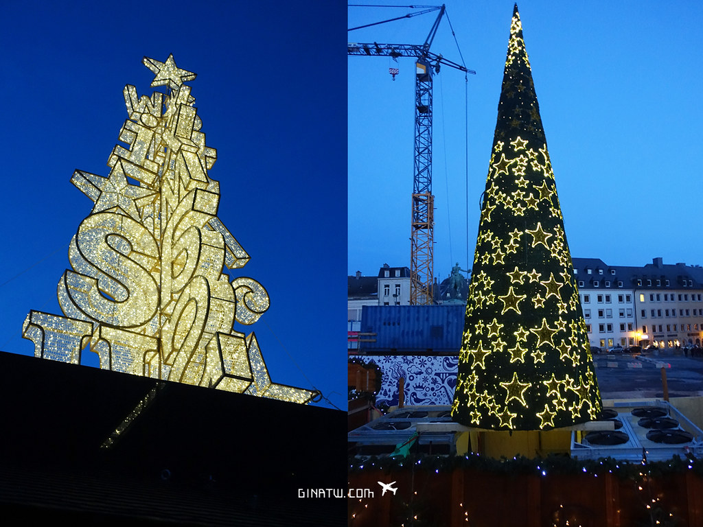 【2021盧森堡自由行】聖誕市集景點｜市政廳、中世紀廣場、Place Guillaume II、 聖母院｜Luxembourg美到不想走 @GINA環球旅行生活
