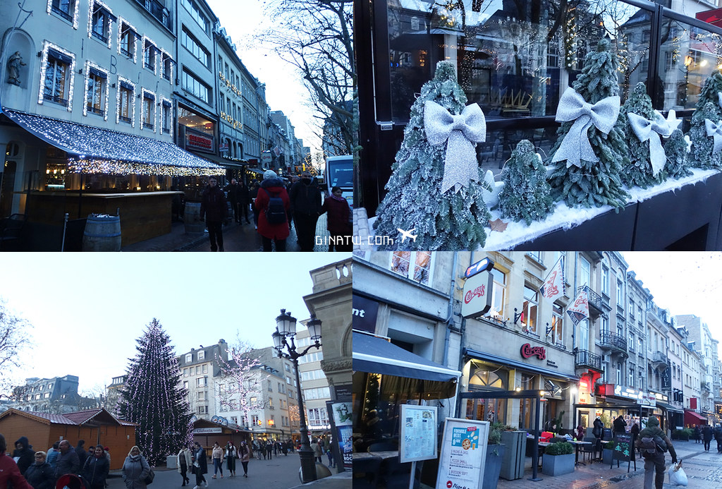 【2023盧森堡旅遊景點】聖誕市集、市政廳、中世紀廣場、Place Guillaume II、 聖母院｜Luxembourg美到不想走 @GINA環球旅行生活