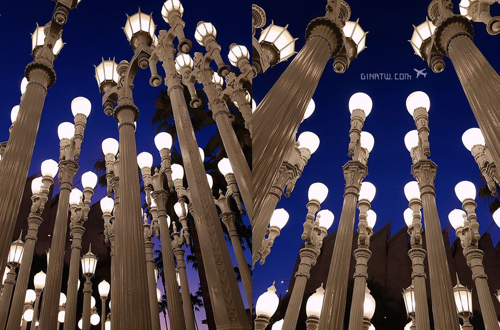 【2021加州洛杉磯景點】Urban light城市之光路燈｜LA郡立美術館．LACMA美國網紅超火必拍 好萊塢影星/電影飯飯之交拍攝地 交通方式/停車場收費 @GINA環球旅行生活