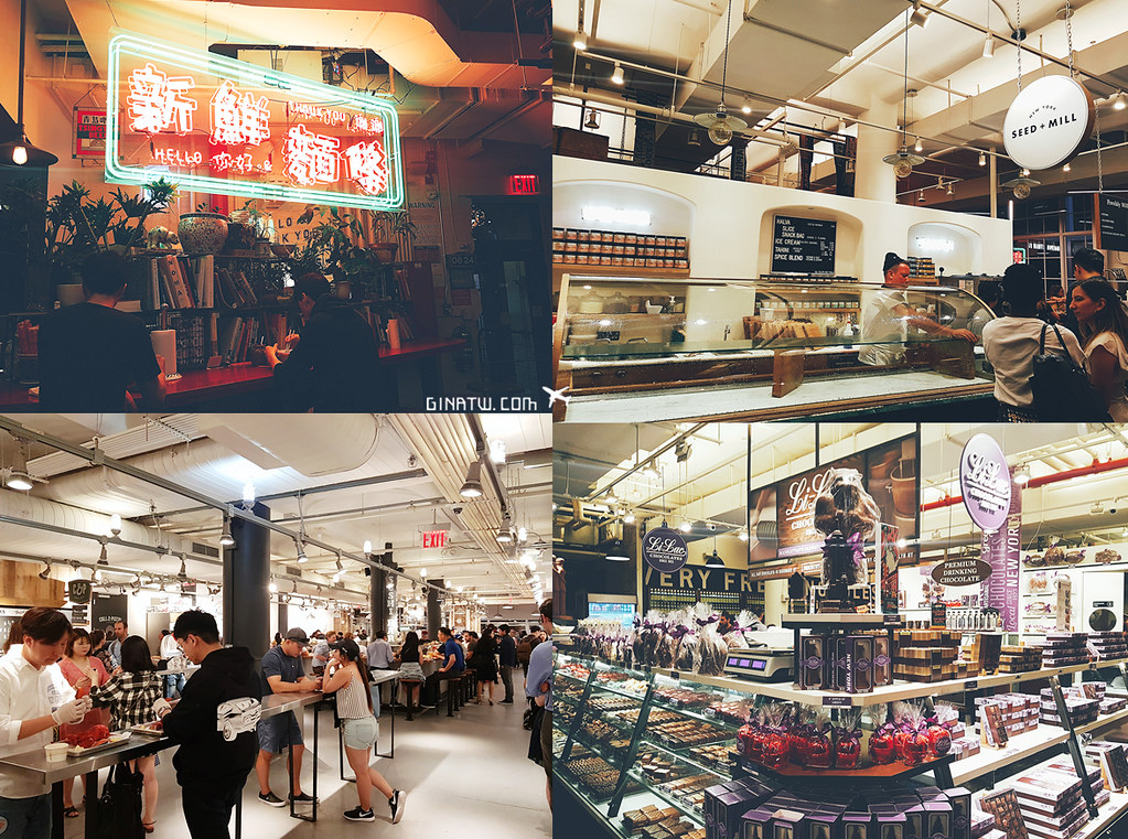 【紐約美食】2022雀兒喜市場（Chelsea Market）吃龍蝦不用到波士頓，海鮮、日式、中式料理樣樣有！附營業時間、周邊景點、地圖 @GINA環球旅行生活