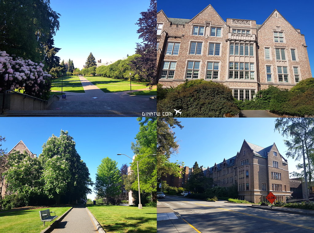 【西雅圖自助景點】2021華盛頓大學｜走進美國校園｜University of Washington @GINA環球旅行生活